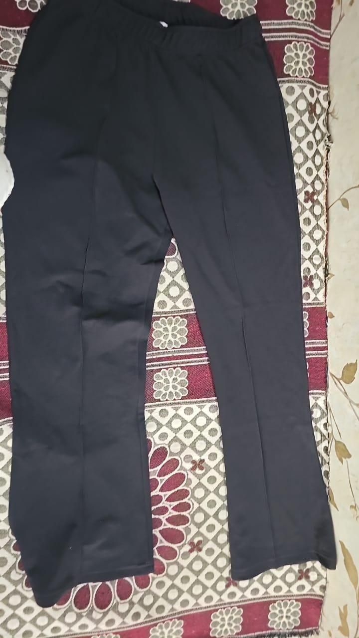 Women's Nontransparent Fabric Classic-Stylish Pant Pack of 3 (Black White Pink)